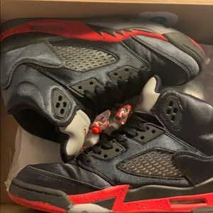 Jordan 5’s satin bred... used about 5 times